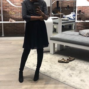 j. crew pleated skirt